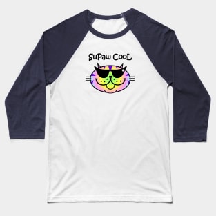 SuPaw CooL - rainbow tabby light Baseball T-Shirt